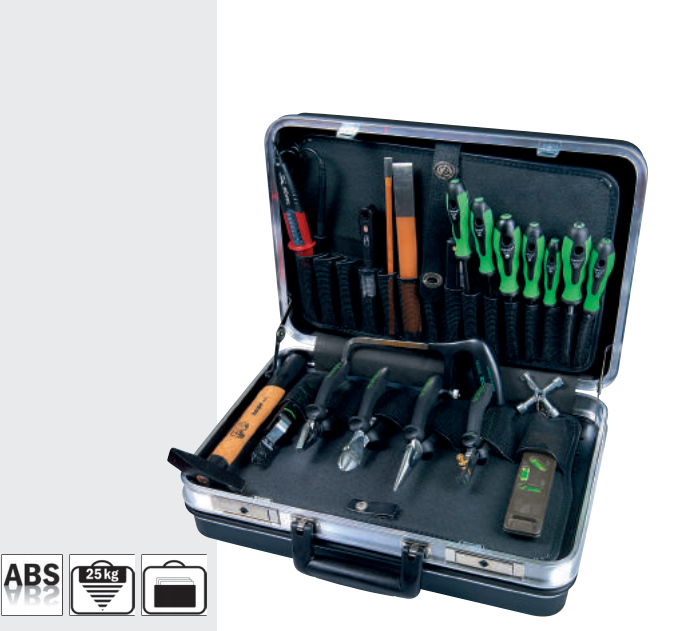картинка Набор инструментов, Чемодан для электромонтера, укомплектован 21 инструментами «Panther», HAUPA 220040 от магазина "Элит-инструмент"