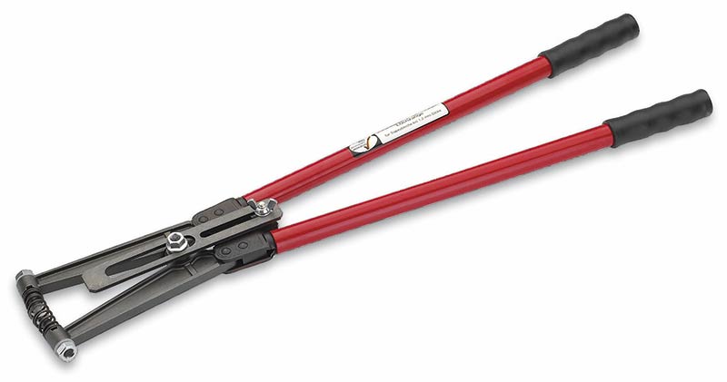 картинка Дырокол для профнастила/ Клещи для пробивки отверстий в металлических профлистах диаметром 10мм ALARM 14700/7111 0700 Fplus от магазина "Элит-инструмент"