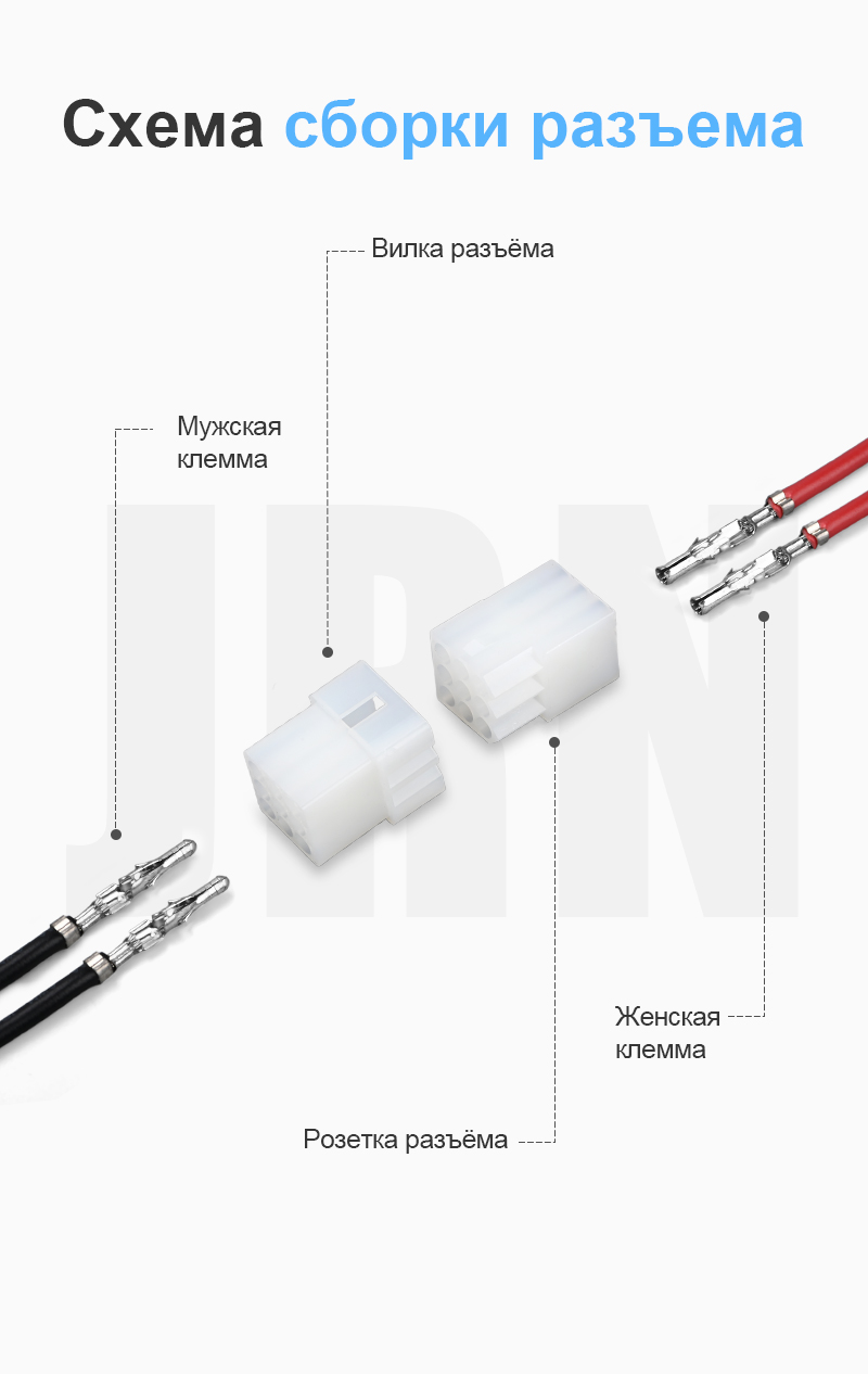 картинка JRready JRN002-HMA-3x03P Разъём от магазина "Элит-инструмент"