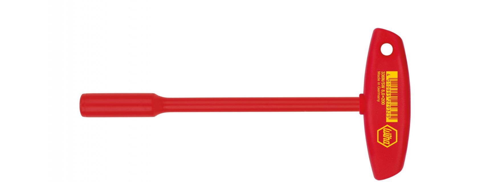 картинка Торцевой ключ с Т-образной рукояткой электрический 336N WIHA 27932 от магазина "Элит-инструмент"