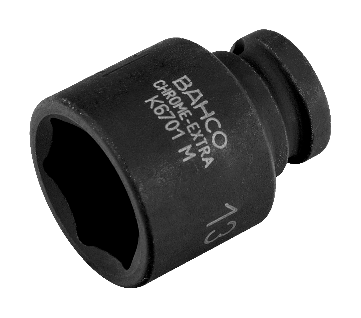 Торцевые головки шестигранные с магнитом, метрические размеры BAHCO KM6701M-8