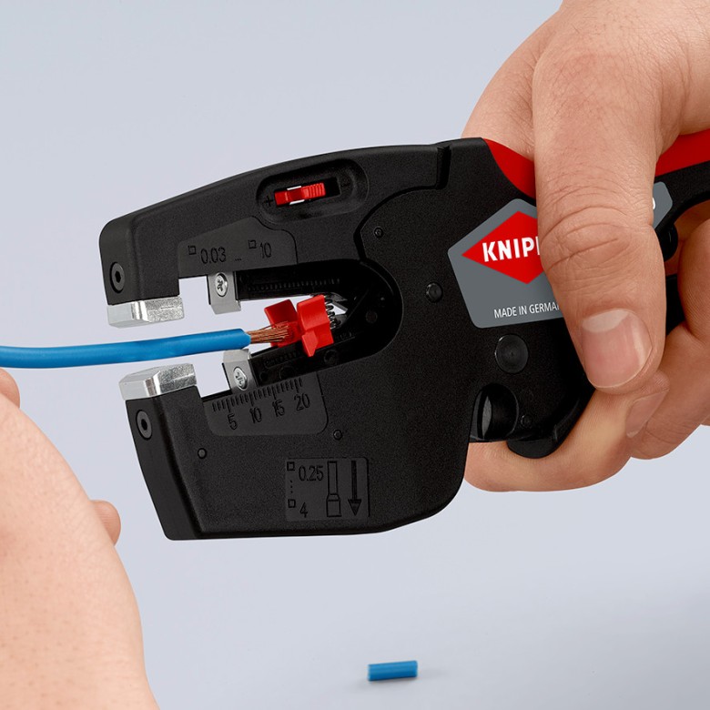 картинка Многофункциональный инструмент - стриппер для электриков NexStrip KNIPEX KN-1272190 от магазина "Элит-инструмент"