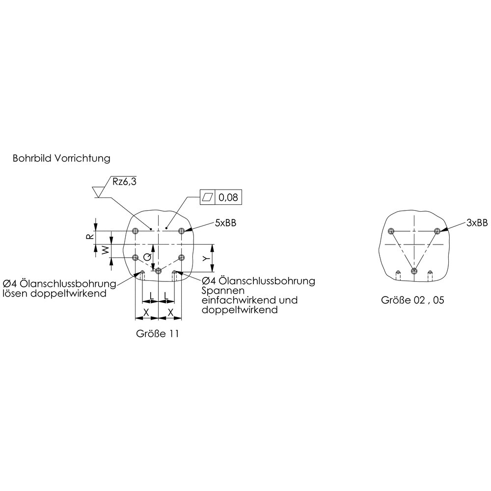 картинка Двухтактный цилиндр, установленный на основании с фланцем, с направляющим поршневым штоком АМF 66589 от магазина "Элит-инструмент"