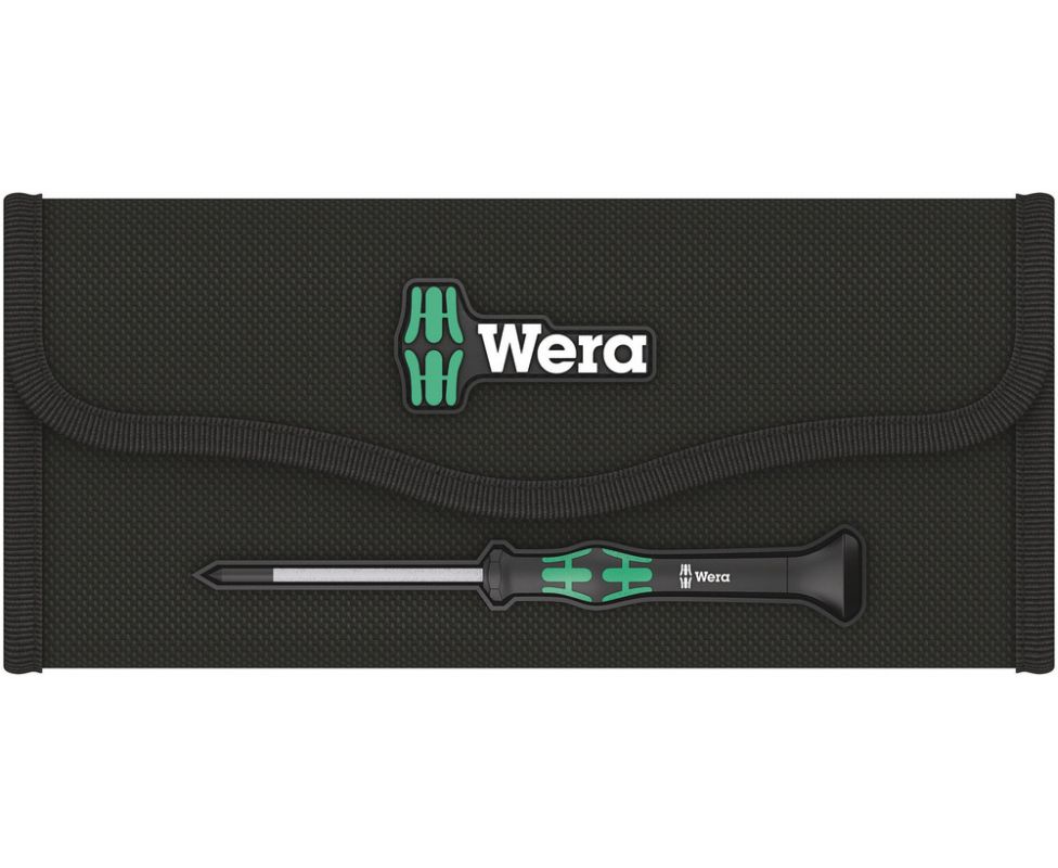 Складная карманная упаковка для 12 предметов Kraftform Kompakt Micro, пустая Wera WE-671385