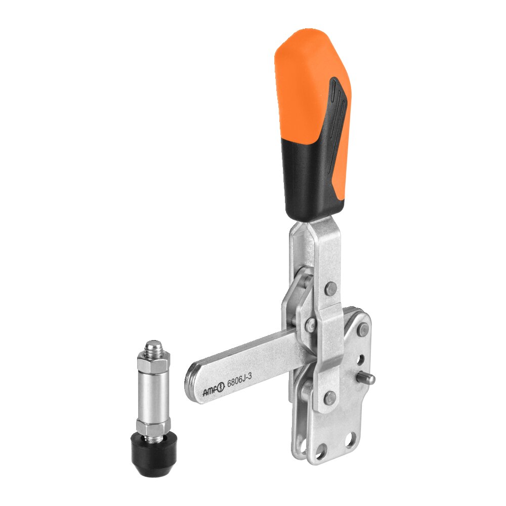 Вертикальный шарнирный зажим с оранжевой ручкой АМF 557326