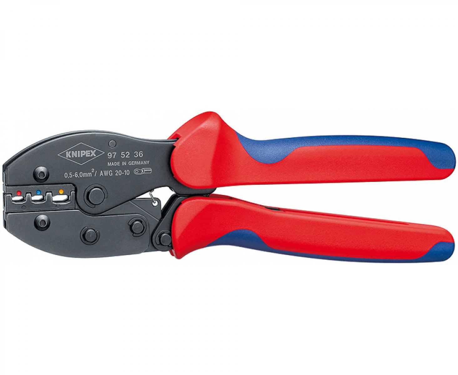 картинка KNIPEX PreciForce клещи зажимные для опрессовки KN-975236SB в блистере от магазина "Элит-инструмент"