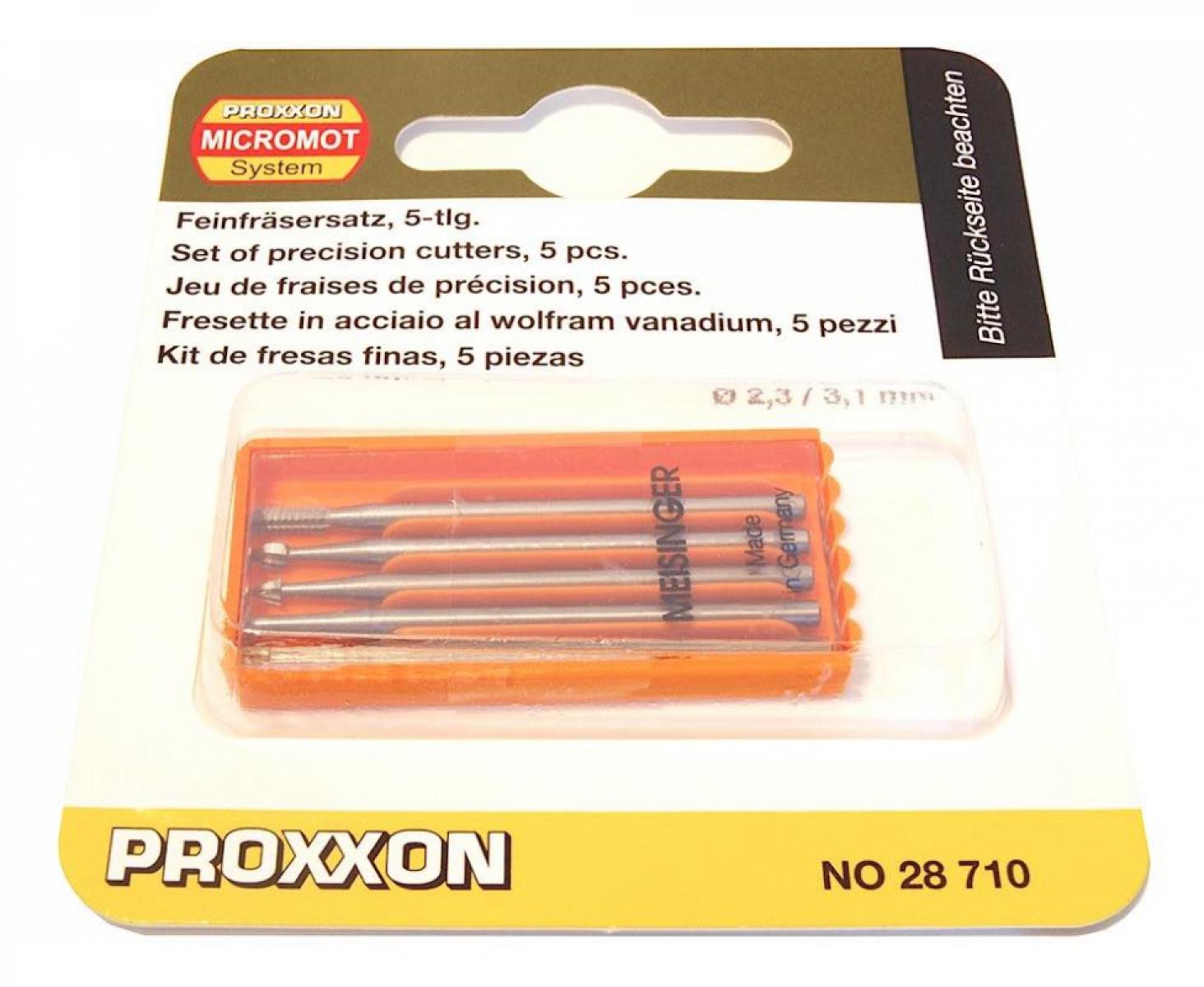 картинка Фрезы вольфрам-ванадиевые Proxxon 28710 5 шт. от магазина "Элит-инструмент"
