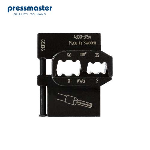 картинка PM-4300-3154 Матрица для опрессовки втулочных наконечников: 50 мм2, 35 мм2 от магазина "Элит-инструмент"