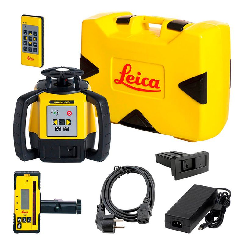 Ротационный нивелир Leica Rugby 640 комплект 6015675