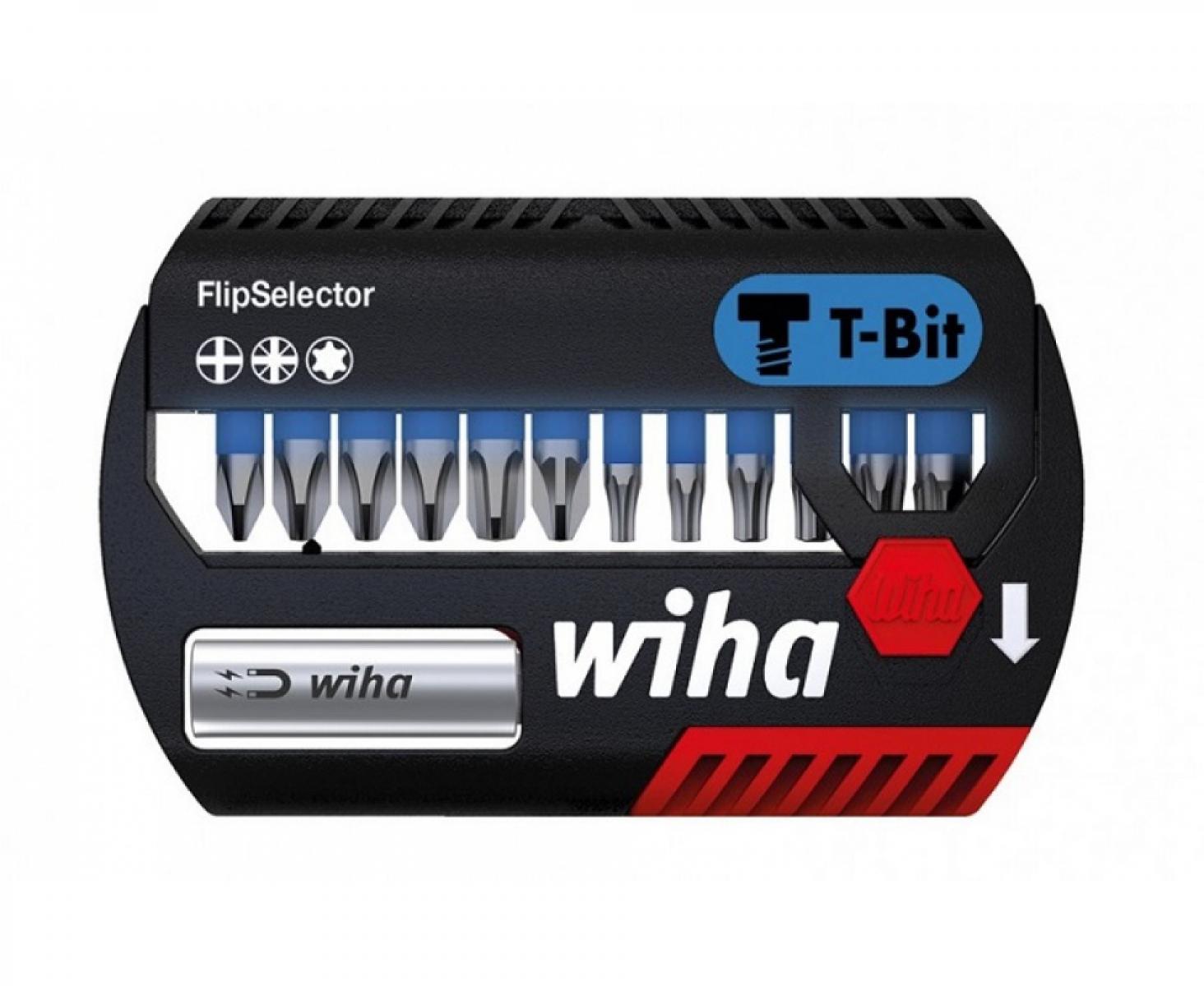 картинка Набор с битами T-Bit PH PZ TX Wiha FlipSelector Z SB 7947-T906 41824, 13 предметов от магазина "Элит-инструмент"