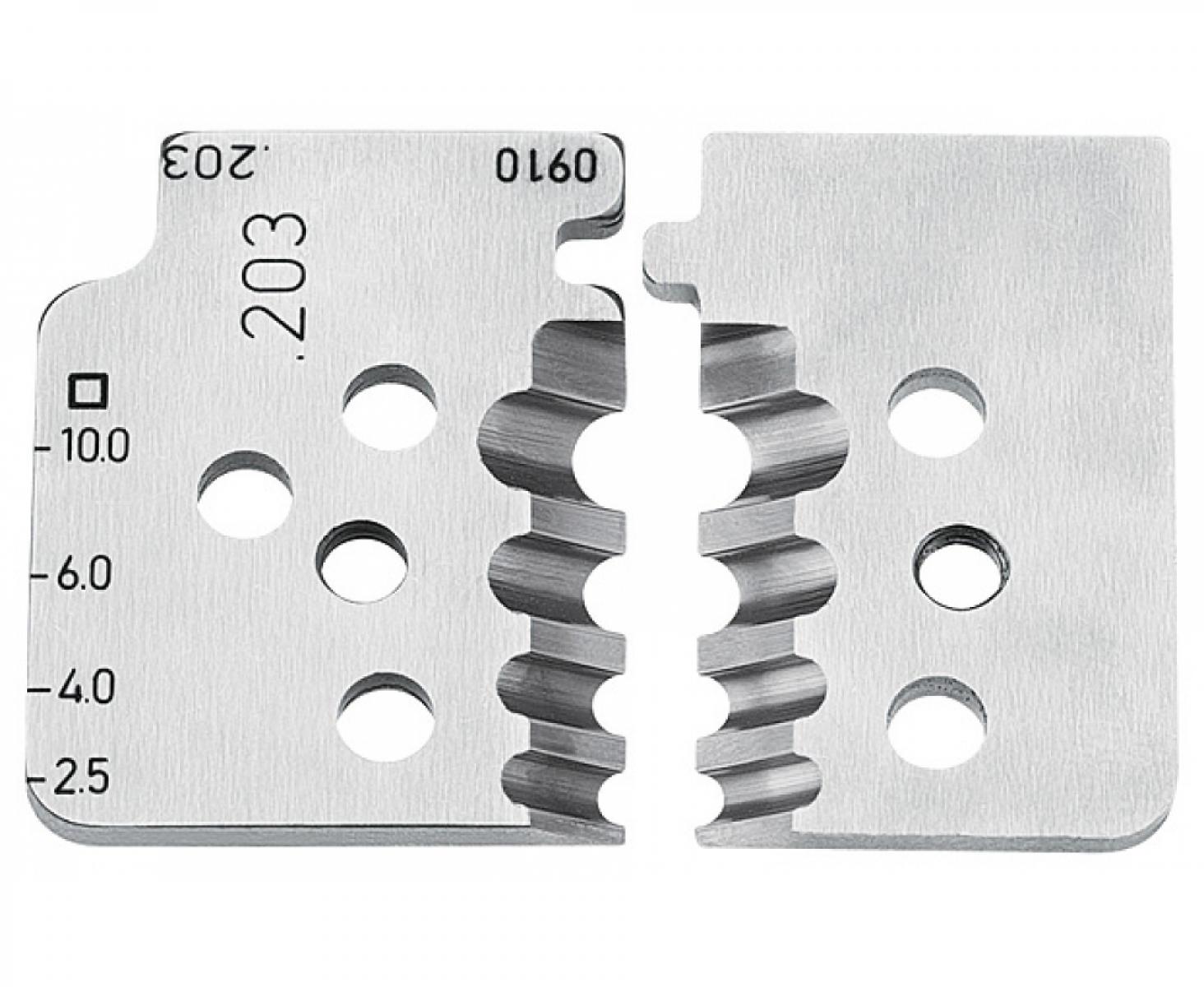 картинка 1 пара запасных ножей Knipex KN-121910 от магазина "Элит-инструмент"
