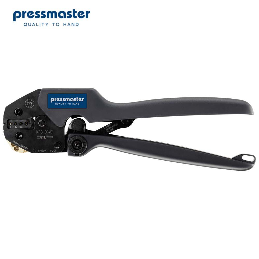 картинка PM-4300-3698 Пресс-клещи Pressmaster KPB-0140L для обжима Turned Pin контактов 0.14 - 4.0 мм2 (AWG 26-12) от магазина "Элит-инструмент"