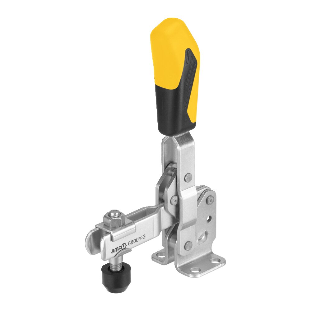 Вертикальный шарнирный зажим с желтой ручкой АМF 557010