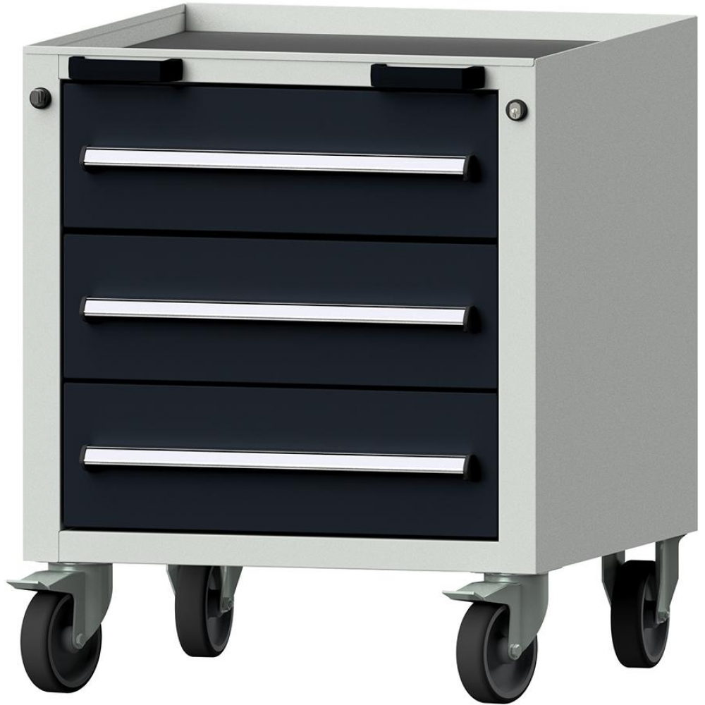 Формат рулонного контейнера Ш625хГ640хВ755мм RAL 7035/7016 3 ящика 3094 5730 Fplus