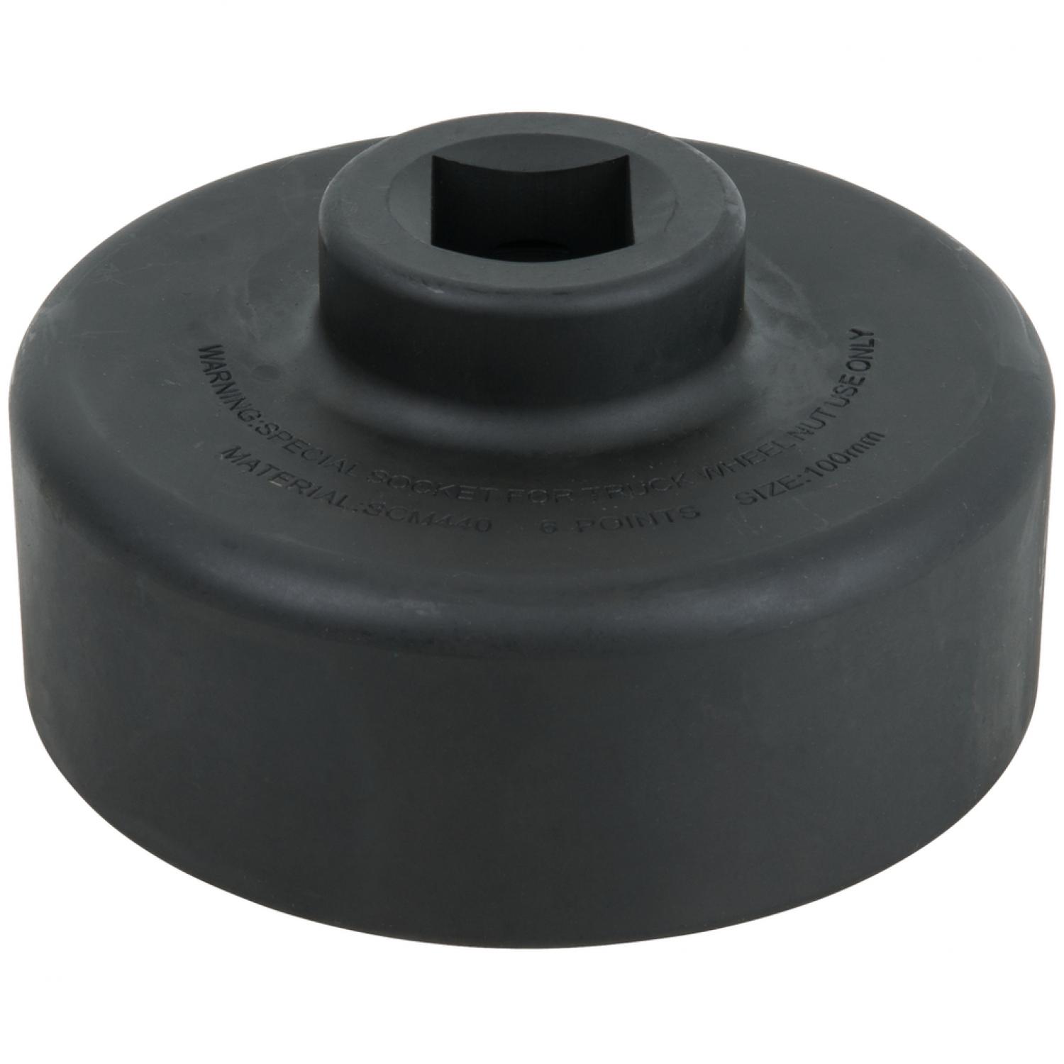 1" Торцевая головка для ступичной гайки, 6-гранный профиль, короткий 100mm