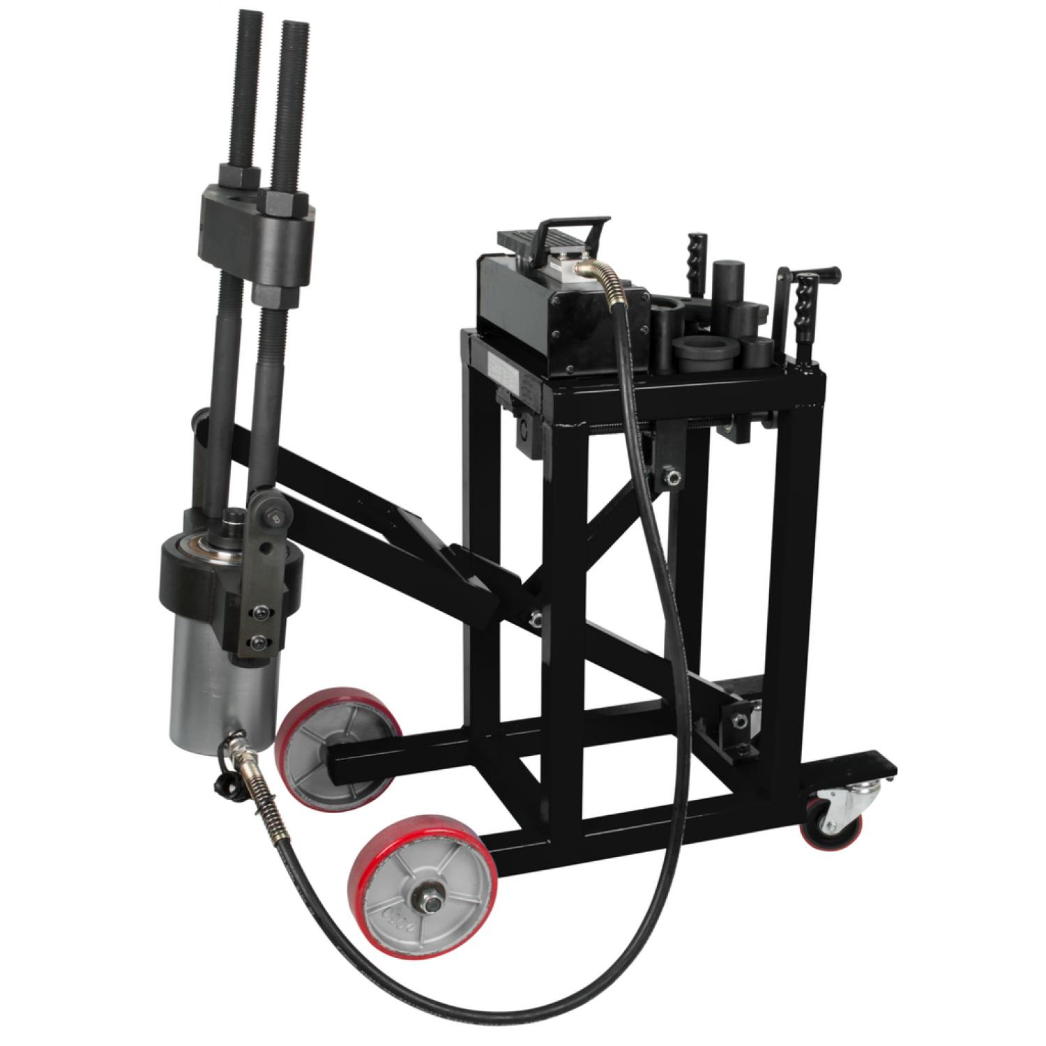 картинка Пресс для шкворня поворотного кулака, 75 т, с комплектом гильз, 29 шт от магазина "Элит-инструмент"