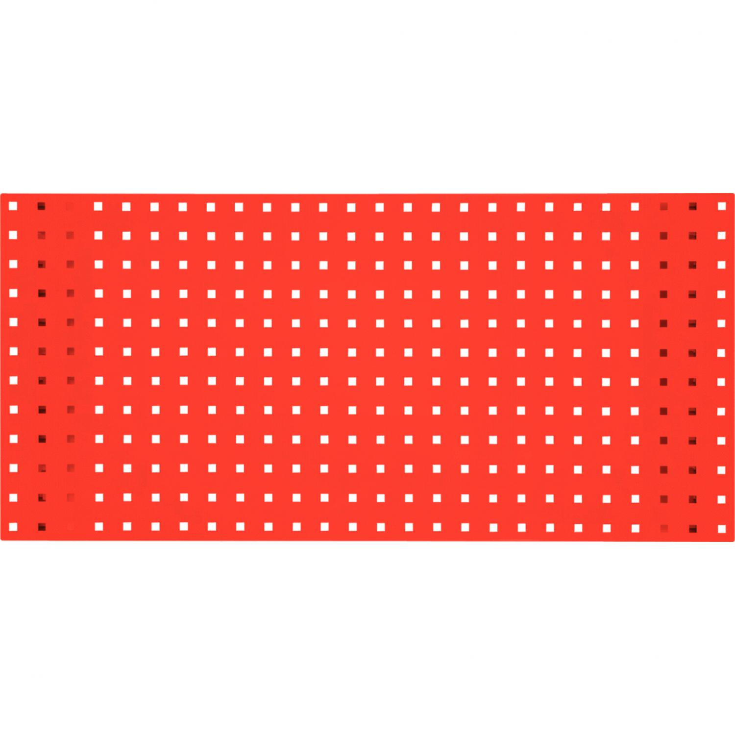 Перфорированная плита, ярко-красная, 1000x450 мм