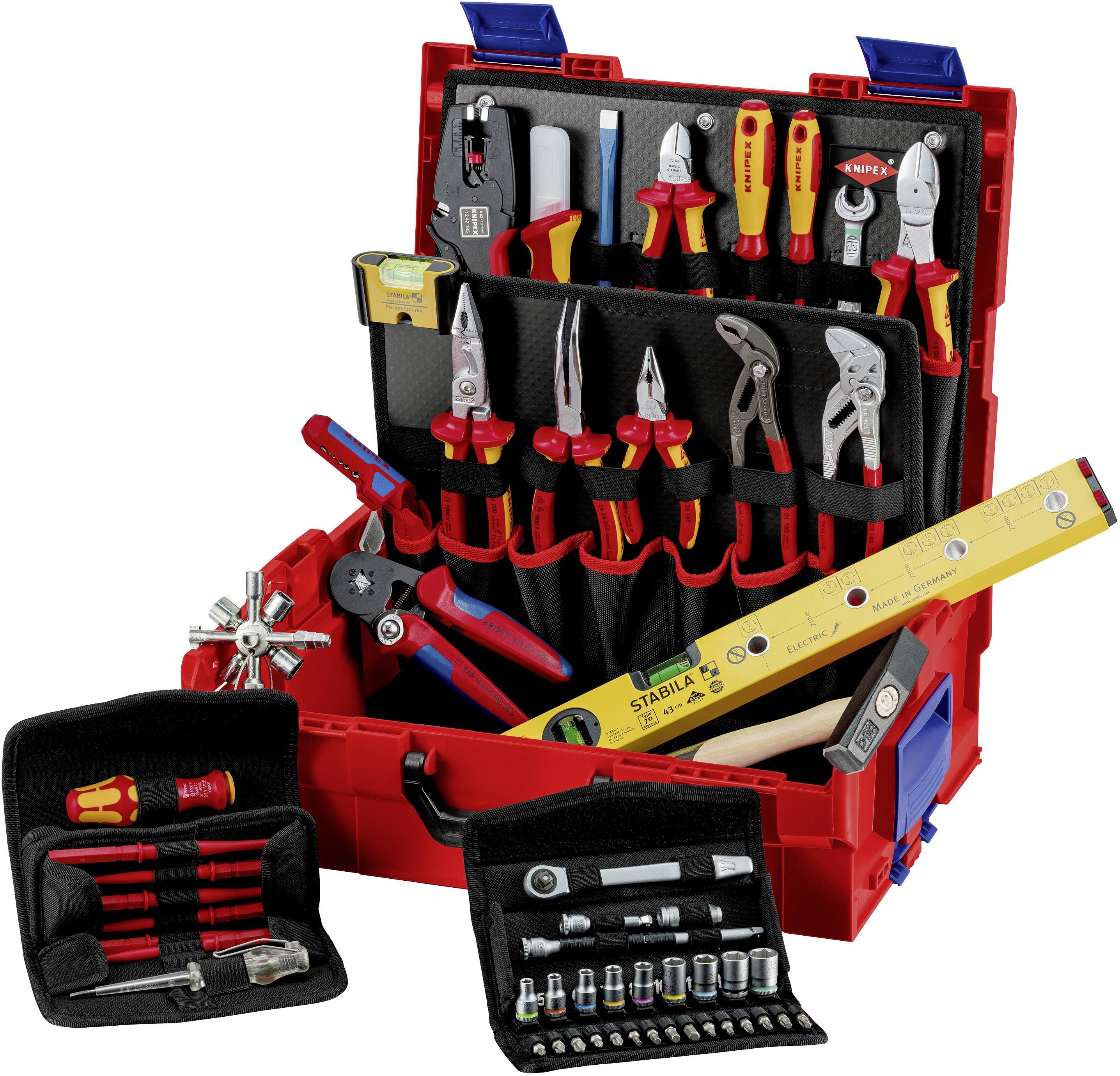 картинка Комплект инструмента для электриков L-BOXX Elektro Knipex KN-002119LBE от магазина "Элит-инструмент"