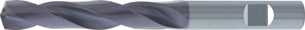 Цельное твердосплавное сверло, хвостовик HB, 5 x D, ecoline, FORTIS 4317784711784 (ø сверла (м7) - 20 мм / длина спирали - 101 мм / общая длина - 153 мм / хвостовик ø (h6) - 20 мм / сталь - 80 / сталь - 70 / сталь - 40 / сталь - 35)