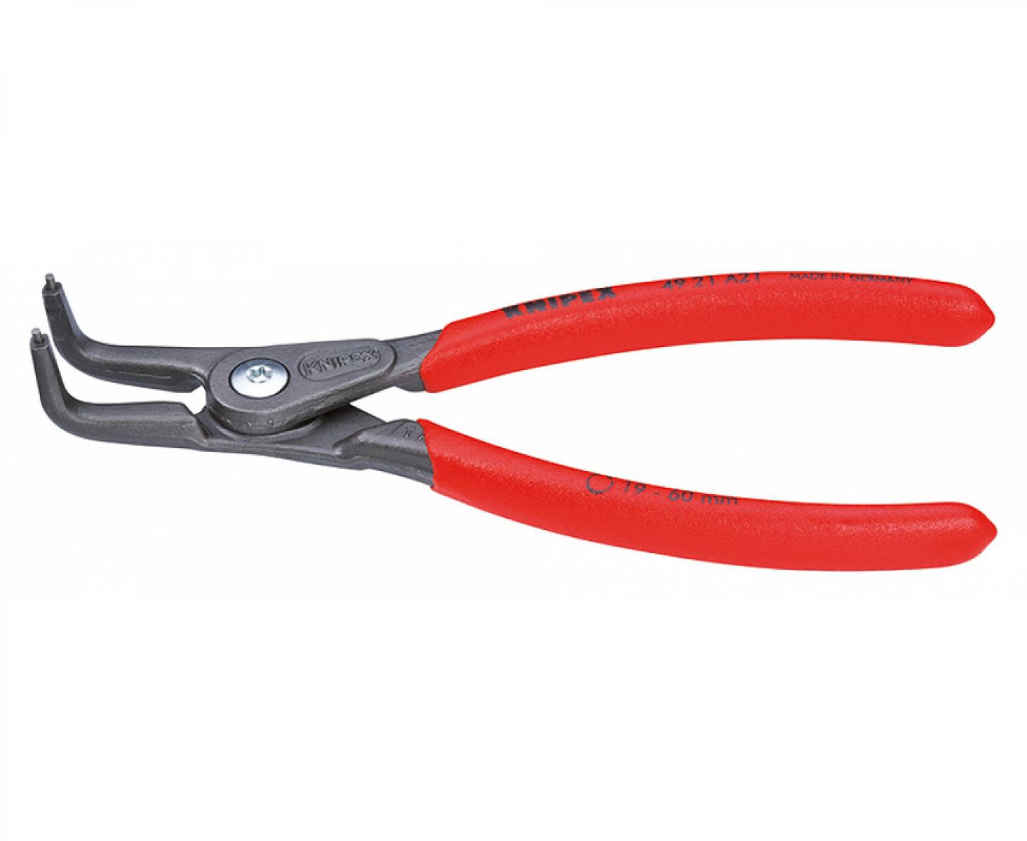 Прецизионные щипцы для внешних стопорных колец на валах Knipex KN-4921A01