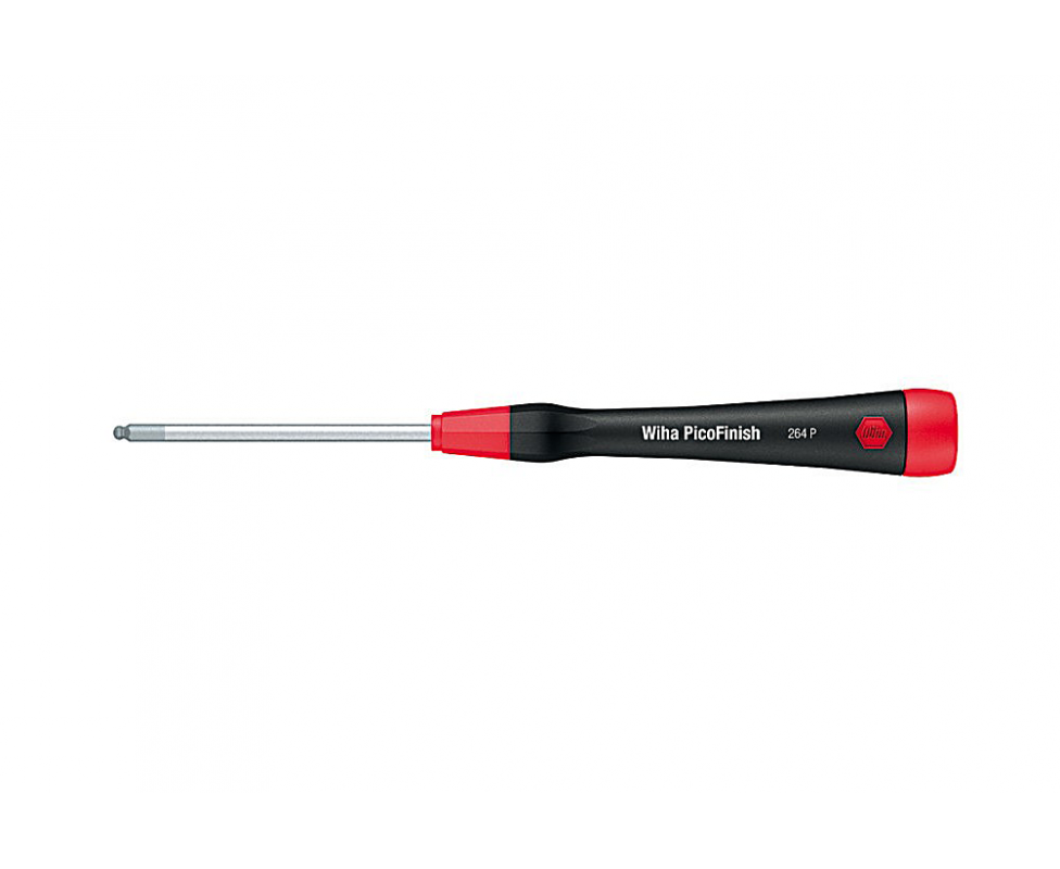 Отвертка Wiha PicoFinish HEX 264P Zoll 00541, 42440 5/64 x 50 дюймовая внутренний шестигранник со сферической головкой