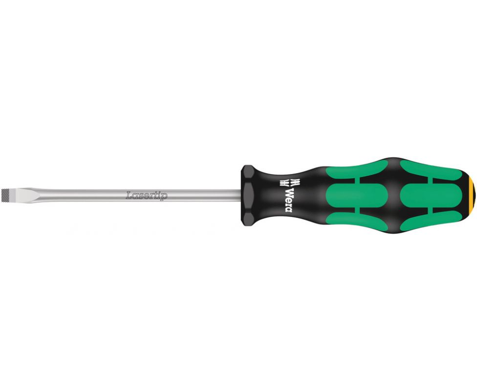 картинка Отвертка Wera Kraftform 334 WE-007635 1.2 x 7.0 x 150 шлицевая от магазина "Элит-инструмент"