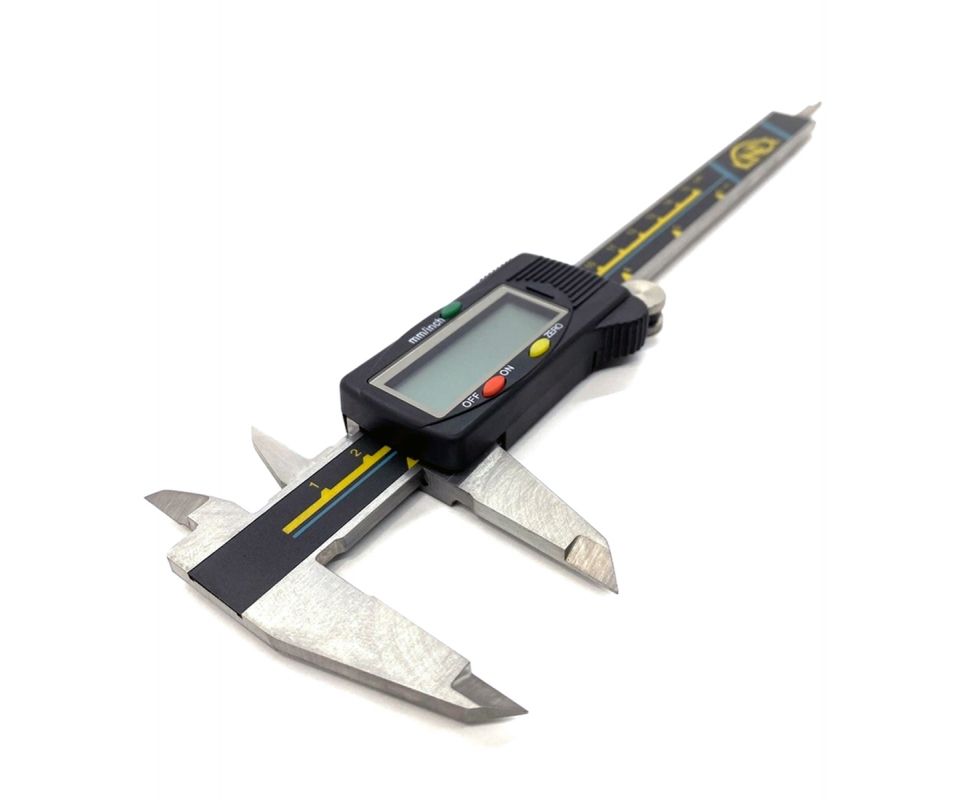 картинка Штангенциркуль цифровой Kinex 6040-02-150 150 мм от магазина "Элит-инструмент"