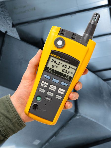 Комбинированные приборы Fluke 975 AirMeter и Fluke 975V AirMeter