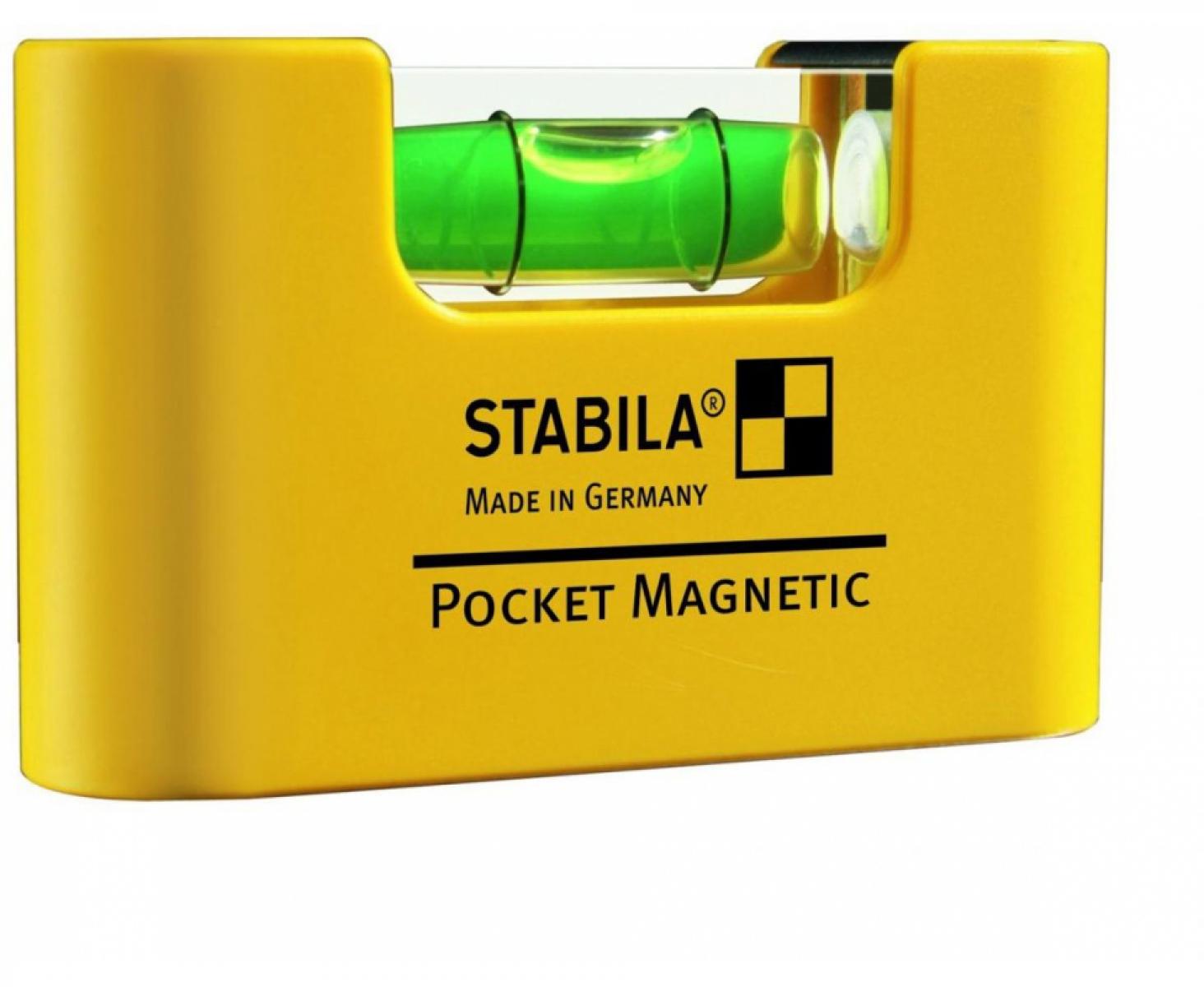 картинка Уровень карманный тип Pocket Magnetic Stabila 17774 6,7 см от магазина "Элит-инструмент"
