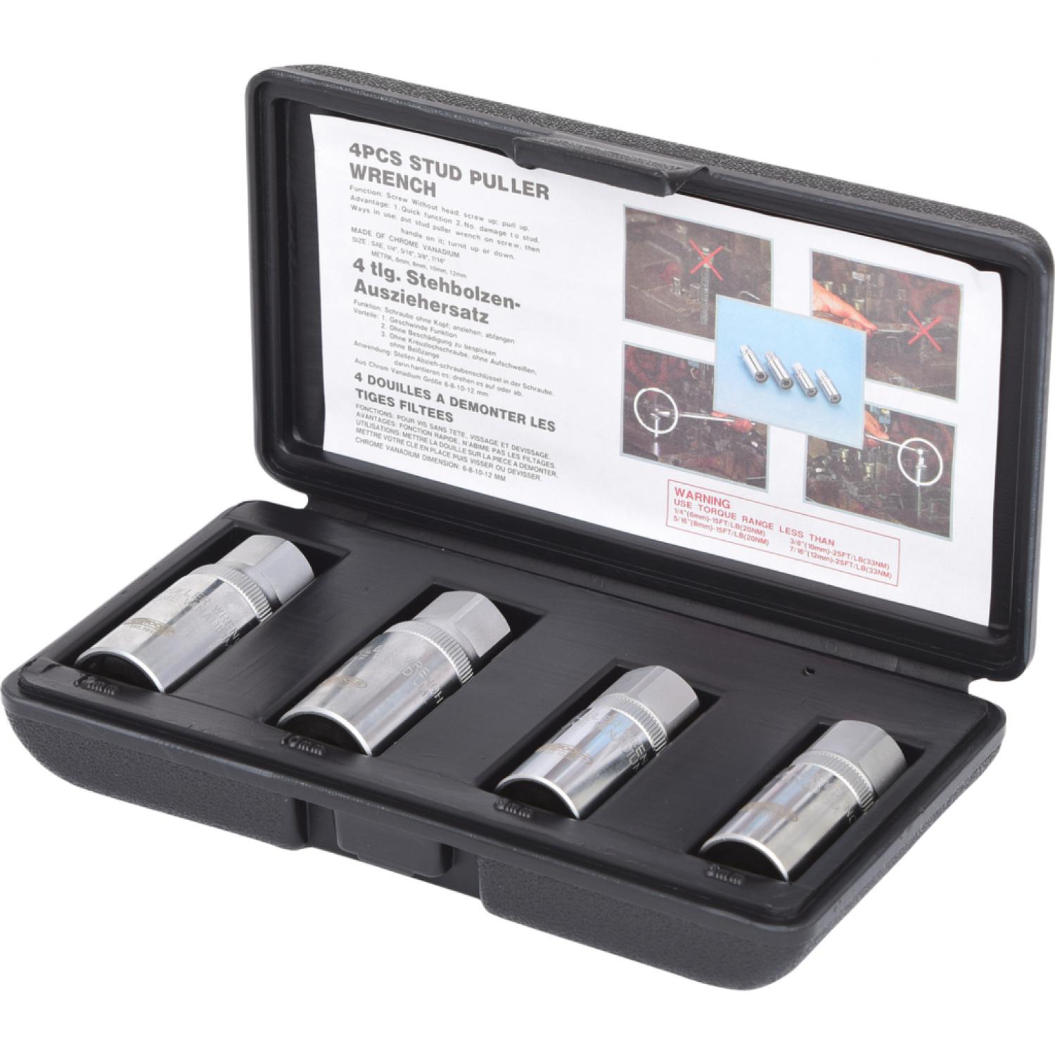 картинка Комплект экстракторов для распорных болтов, 4 шт от магазина "Элит-инструмент"