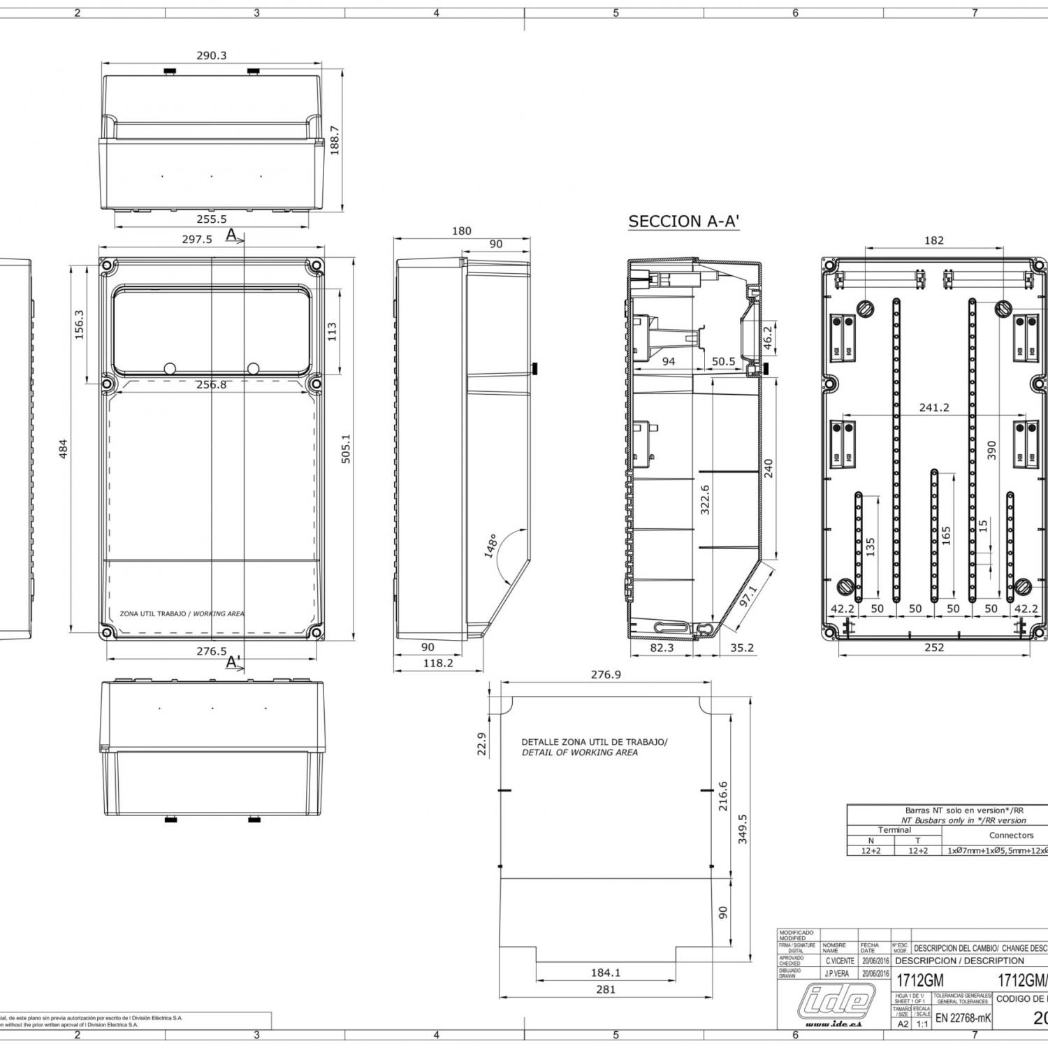 картинка Комбинационный модуль Щит с розетками - T P02.006 от магазина "Элит-инструмент"