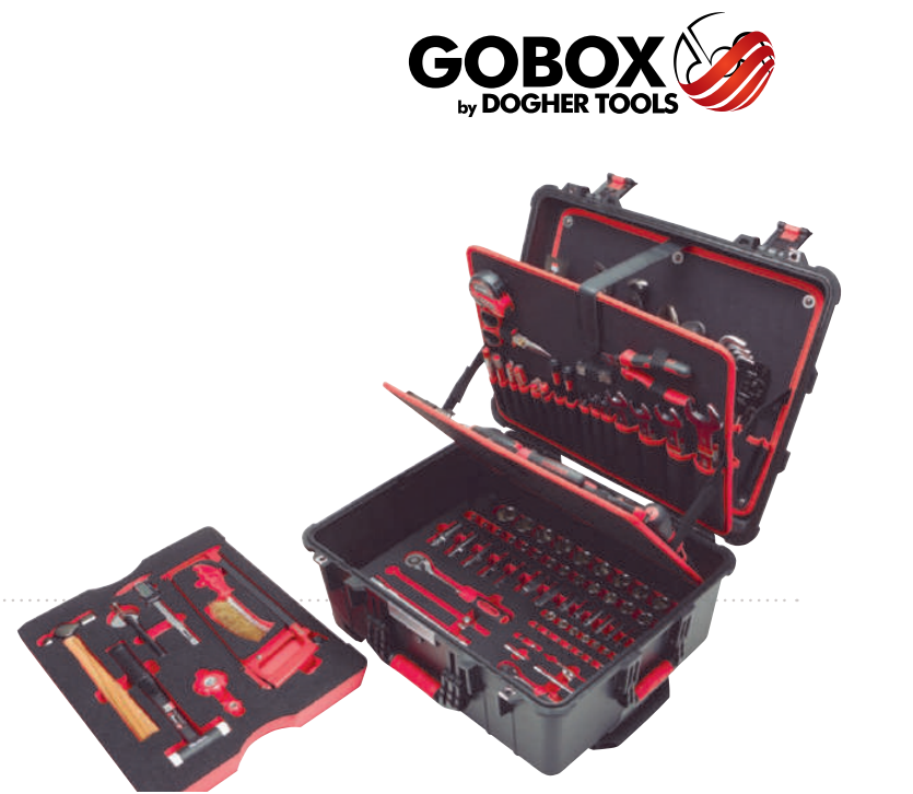 картинка Инструментальный водонепроницаемый бокс-чемодан на колёсах GOBOX DOGHER TOOLS 051-510 от магазина "Элит-инструмент"