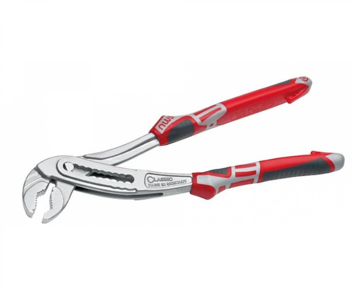 картинка Клещи переставные ClassicPlus 240 мм NWS 1651-49-240 хромированные с рукоятками SoftGripp от магазина "Элит-инструмент"