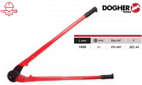 Ножницы для резки проволочных тросов L=1050мм, 20мм Dogher 295-007