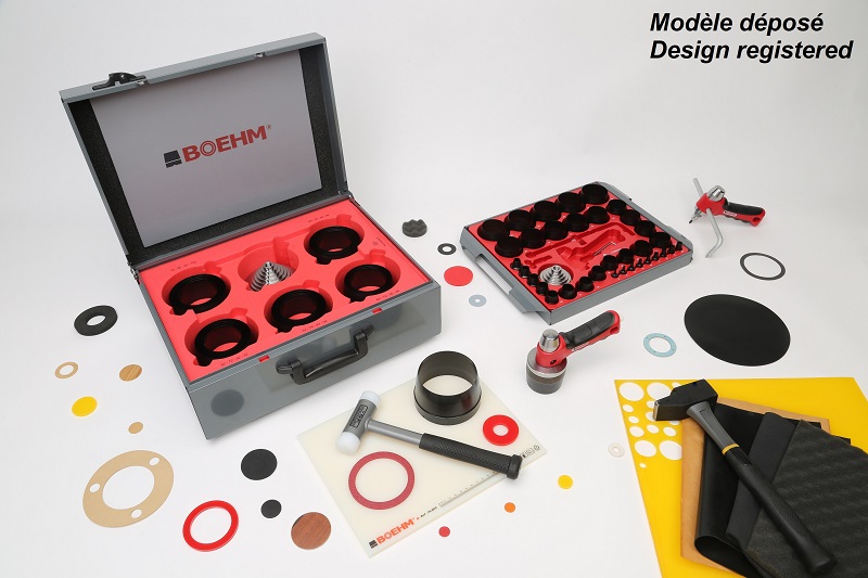 картинка Набор пробойников 2-99 мм BOEHM, 66 ПРЕДМЕТОВ | Размеры: 450 x 345 x 188мм (для паронитовых и графитовых прокладок) BOEHM JLB299PACC/7802 0299 Fplus от магазина "Элит-инструмент"