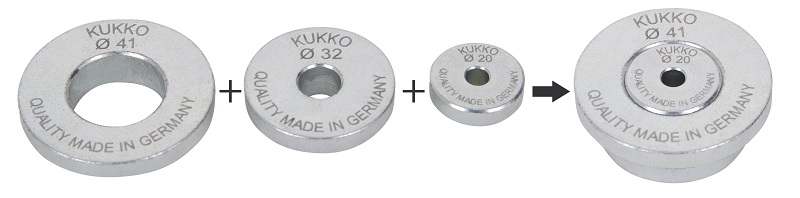 картинка Опорные кольца в наборе Kukko 600-17 от магазина "Элит-инструмент"