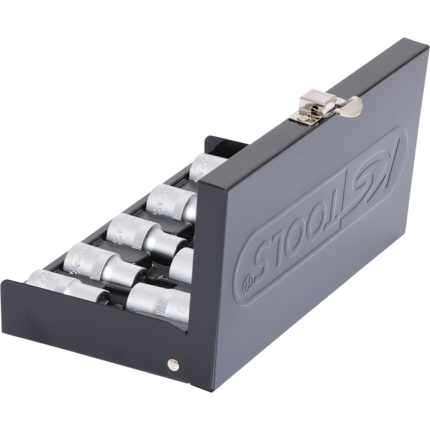 картинка Комплект торцовых головок с внешним профилем Torx 1/2'', 9 шт, Е10-Е24 от магазина "Элит-инструмент"