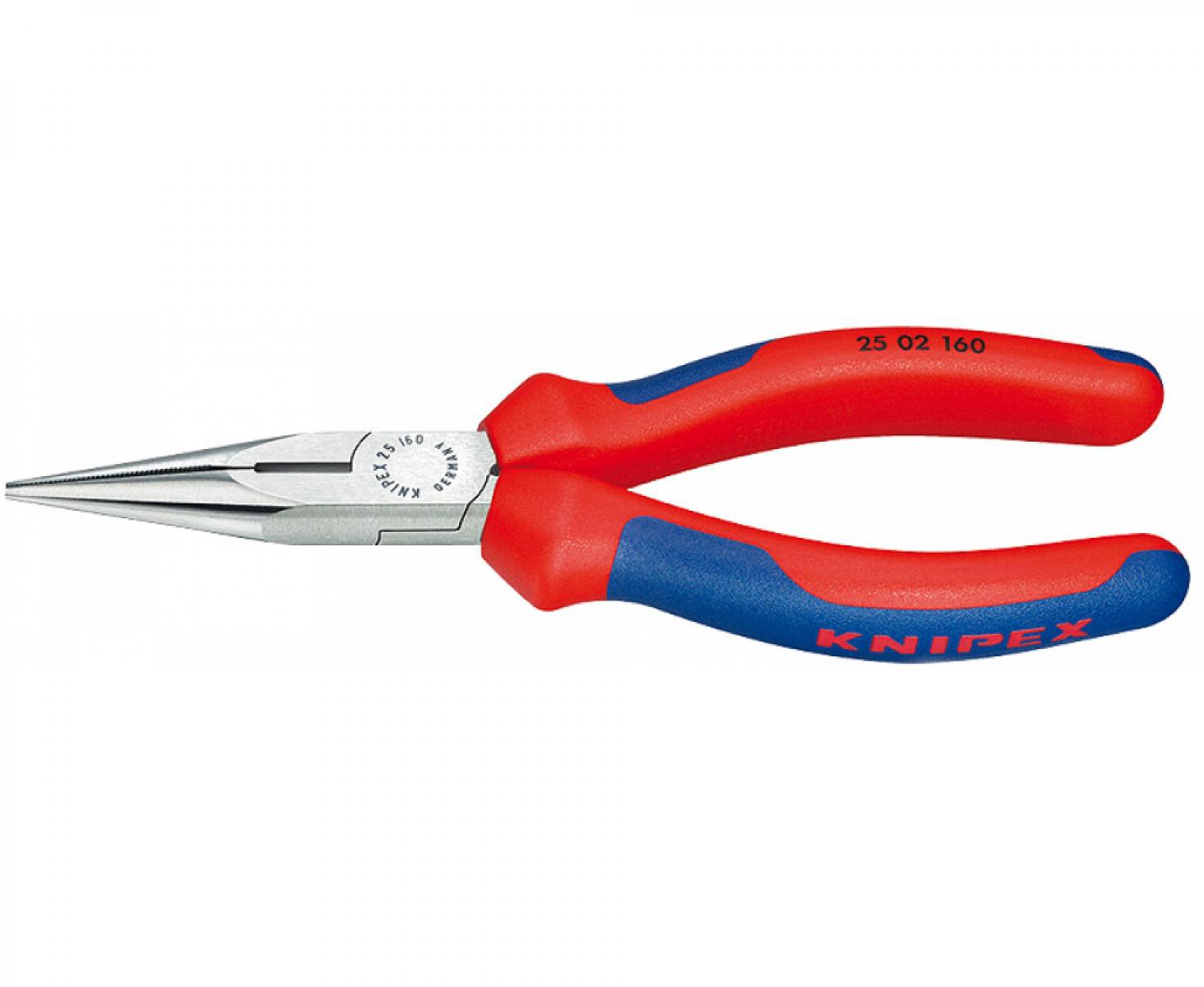 Плоские круглогубцы с режущими кромками Knipex KN-2502140