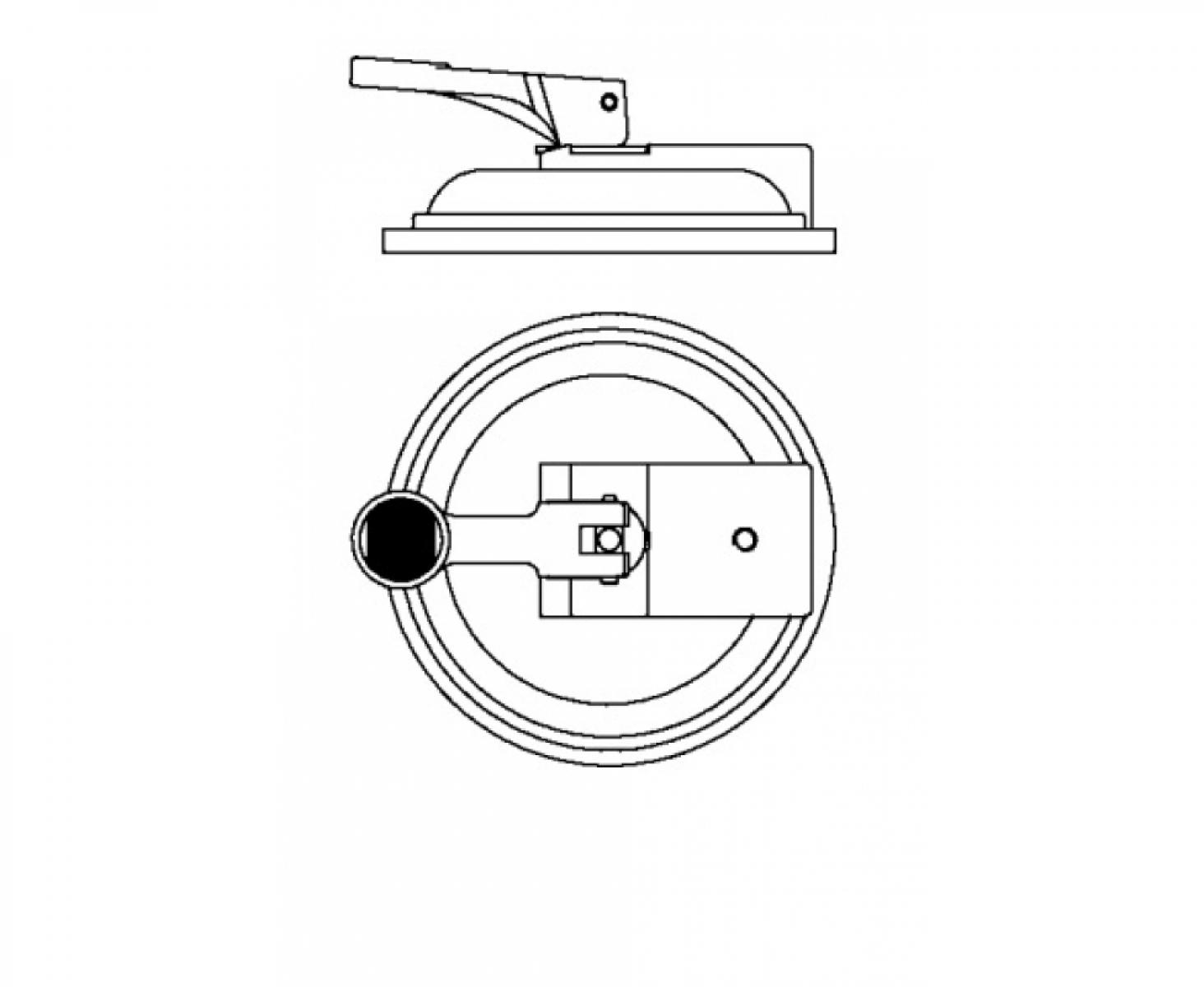 картинка Вакуумный аспиратор Ø 120 мм для зажима PS 55 Bessey BE-3005774 от магазина "Элит-инструмент"