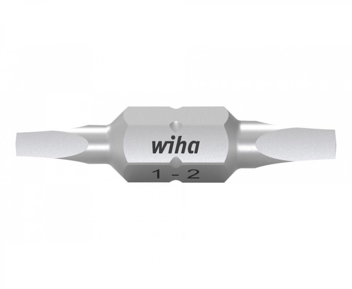картинка Бита двусторонняя четырехгранная Wiha Robertson #1 х #2 х 30 мм 7419Z 43870 10 шт. от магазина "Элит-инструмент"