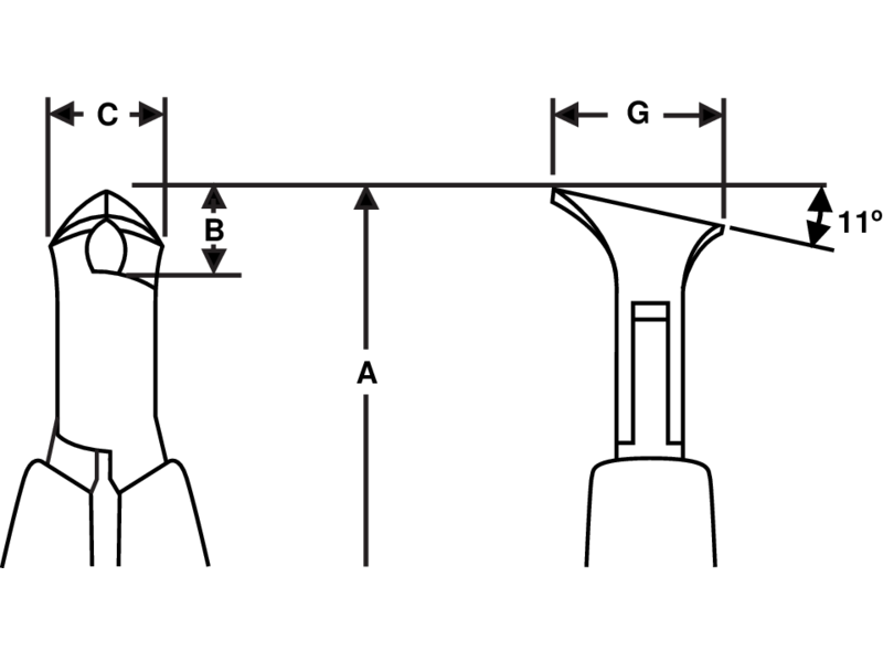 Серия Supreme Концевые кусачки косые BAHCO 7290