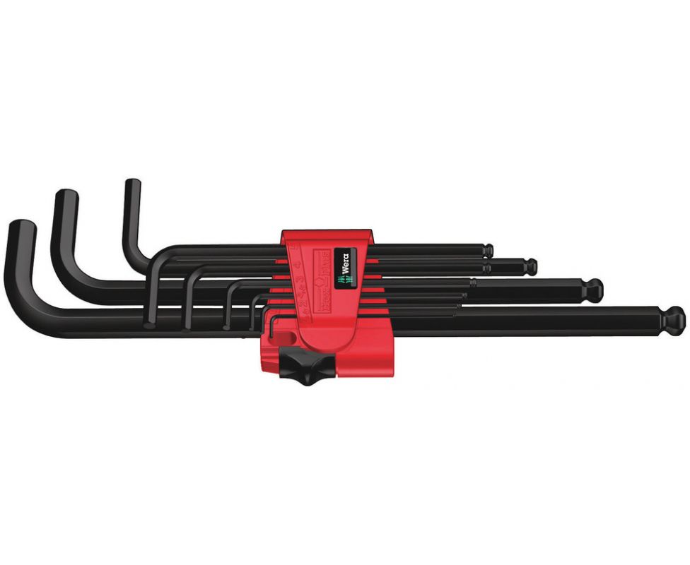 картинка Набор Г-образных ключей, метрических Wera 950 PKL/9 BM N BlackLaser WE-022086 от магазина "Элит-инструмент"