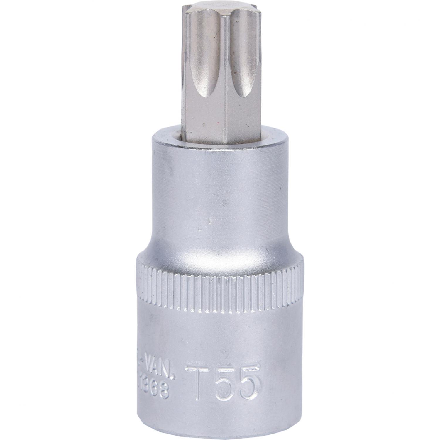 картинка Торцовая головка с профилем Torx с битом 1/2", T55 подвеска от магазина "Элит-инструмент"