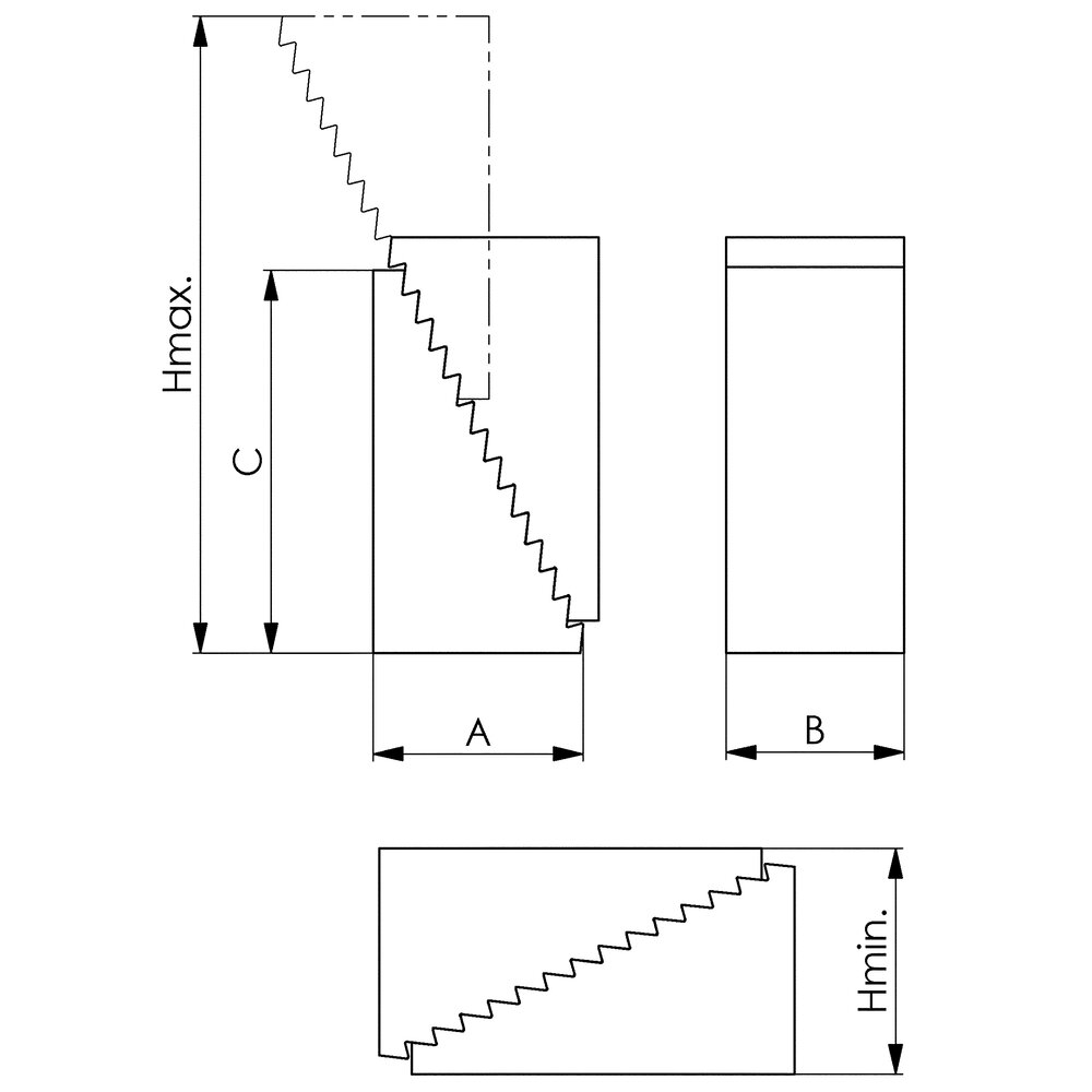 картинка Универсальные ступенчатые блоки АМF 73312 от магазина "Элит-инструмент"