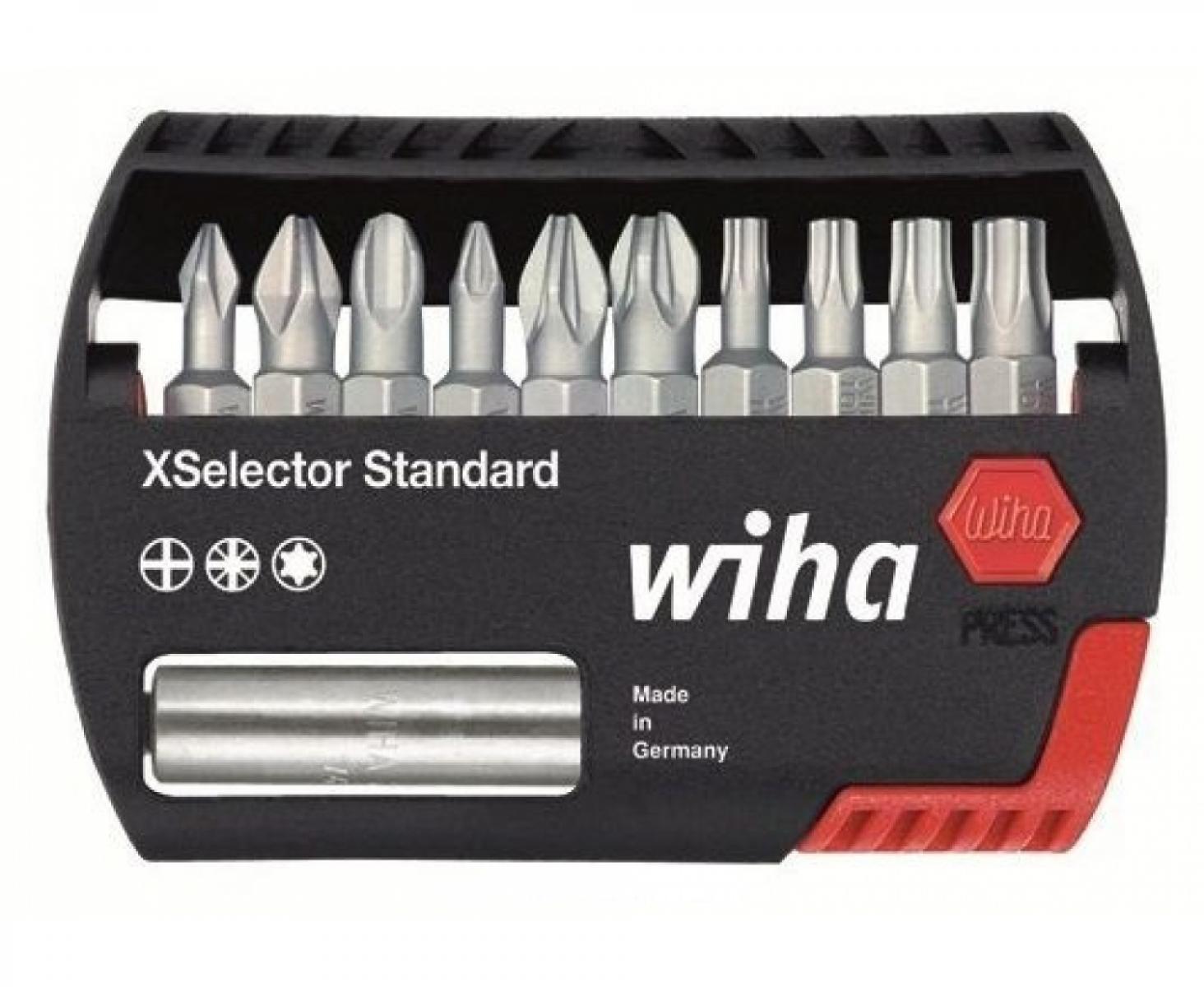 картинка Бит-органайзер XSelector Standard Wiha 7944-904 26985, 11 предметов от магазина "Элит-инструмент"