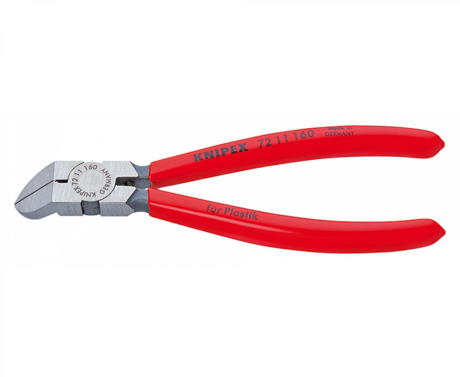 Кусачки боковые для пластмассы Knipex KN-7211160