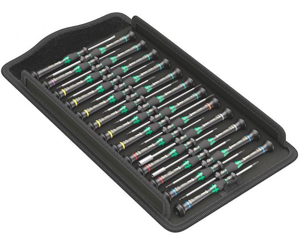 картинка Сумка скатка для 25 отверток Wera Kraftform Micro WE-134000_1 от магазина "Элит-инструмент"