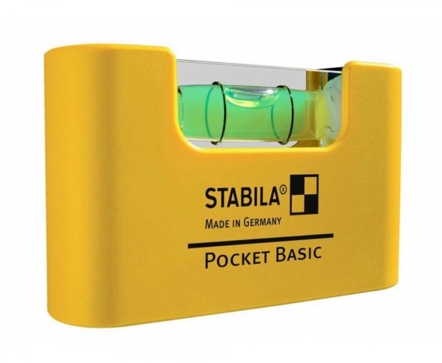 картинка Уровень карманный тип Pocket Basic Stabila 17773 6,7 см от магазина "Элит-инструмент"