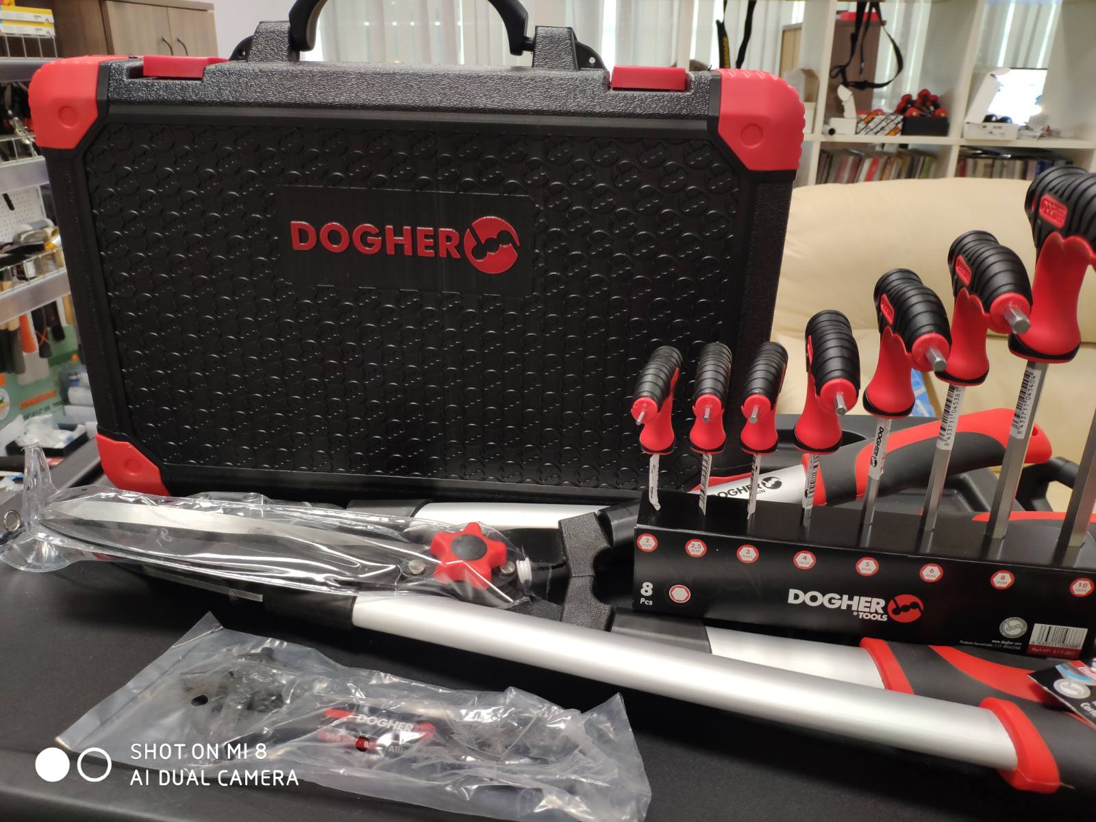 картинка Набор головок 10-32мм с трещотками 1/4" и 1/2", 76 предметов Dogher Ref 500-025 от магазина "Элит-инструмент"
