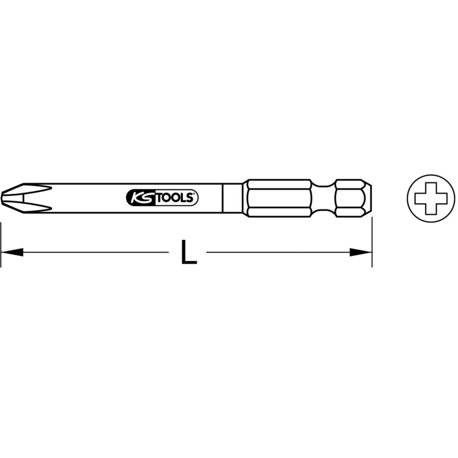 картинка Бит TORSIONpower 1/4", 75 мм, PH1 от магазина "Элит-инструмент"